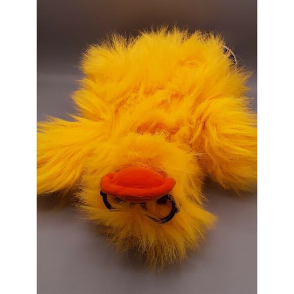 Vintage GANZ Archie Large Fuzzy Yellow Chicke Duck Glasses Sneakers H459 1988 - Picture 8 of 12